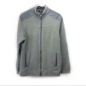 Calvin Klein full zip medium gray sweater